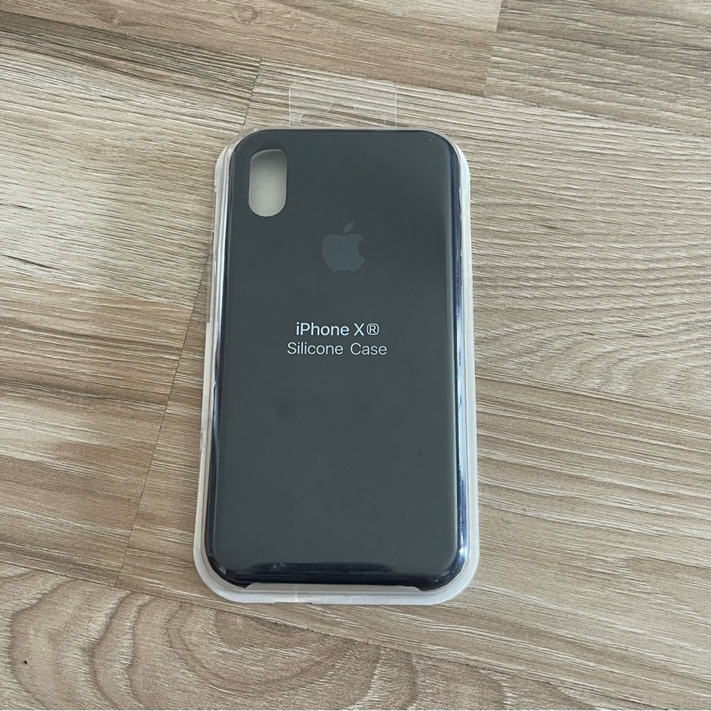 Apple iPhone X Silicone Case - Black